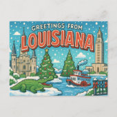 BRIEFKAART VAN LOUISIANA (Voorkant)