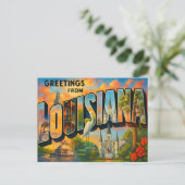 BRIEFKAART VAN LOUISIANA (Staand voorkant)
