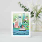 Briefkaart van Louisville (Staand voorkant)