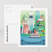 Briefkaart van Louisville (Voorkant / Achterkant)