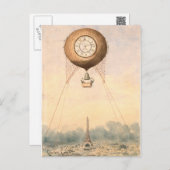Briefkaart van  luchtballonnen (Voorkant / Achterkant)