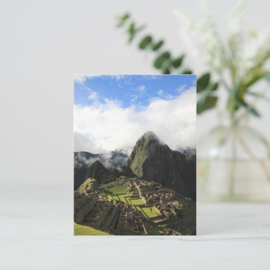 Briefkaart van Machu Picchu (Staand voorkant)