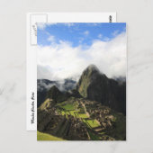 Briefkaart van Machu Picchu (Voorkant / Achterkant)