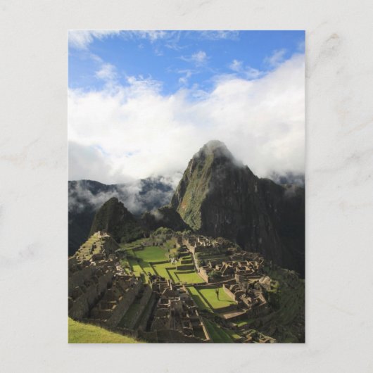 Briefkaart van Machu Picchu (Voorkant)