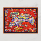 Briefkaart van Magic Bird door Ale (Voorkant)