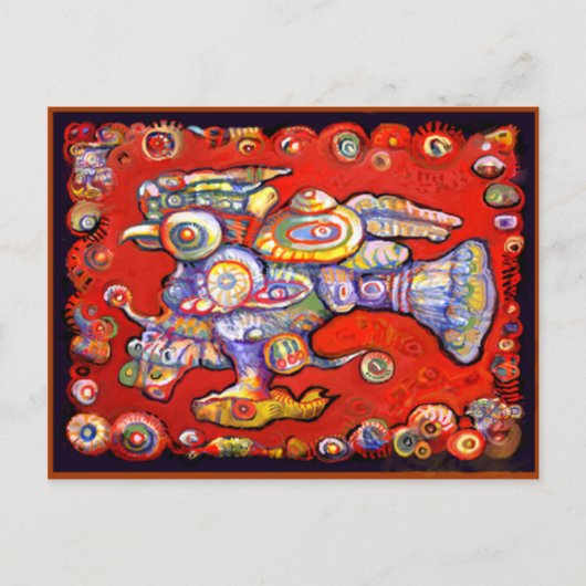 Briefkaart van Magic Bird door Ale (Voorkant)