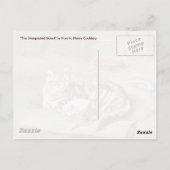 Briefkaart van Mama Cat & Pup: "The Unexpected Gue (Achterkant)