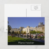 Briefkaart van Manchester Piccadilly Gardens (Voorkant / Achterkant)