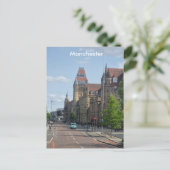 Briefkaart van Manchester University (Staand voorkant)