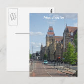 Briefkaart van Manchester University (Voorkant / Achterkant)
