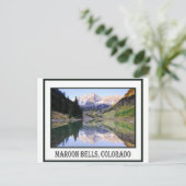 briefkaart van maroon bells (Staand voorkant)
