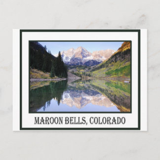 briefkaart van maroon bells