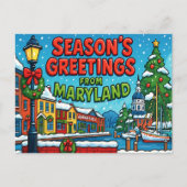 BRIEFKAART VAN MARYLAND (Voorkant)