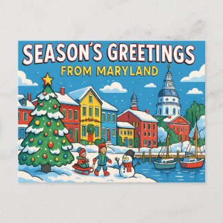 BRIEFKAART VAN MARYLAND