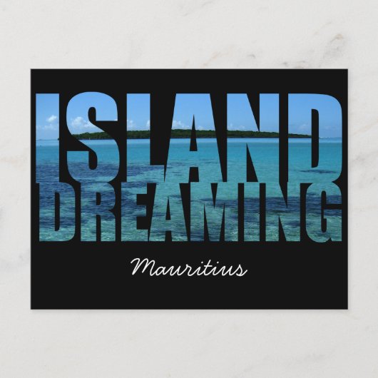 Briefkaart van Mauritius Island Dreaming (Voorkant)