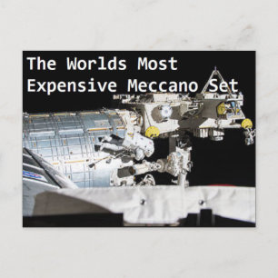 Briefkaart van Meccano - Flat Earth Meme