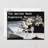 Briefkaart van Meccano - Flat Earth Meme (Voorkant / Achterkant)
