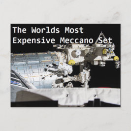 Briefkaart van Meccano - Flat Earth Meme