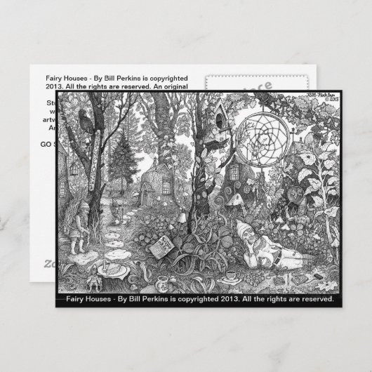 Briefkaart van melkdehuizen (Voorkant / Achterkant)