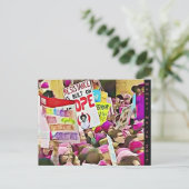 Briefkaart van Memorabilia voor vrouwenmars (Staand voorkant)