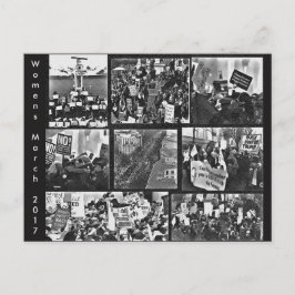 Briefkaart van Memorabilia voor vrouwenmars