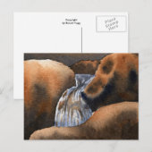Briefkaart van meren en streams (Voorkant / Achterkant)