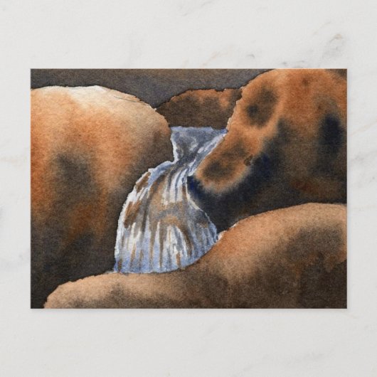 Briefkaart van meren en streams (Voorkant)