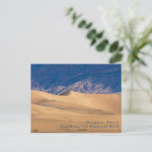 Briefkaart van Mesvrij Dunes Death Valley National (Staand voorkant)