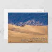 Briefkaart van Mesvrij Dunes Death Valley National (Voorkant / Achterkant)