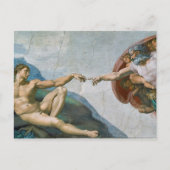Briefkaart van Michelangelo's Sistine Chapel (Voorkant)
