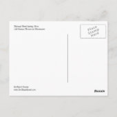 Briefkaart van middeleeuwse geborste wijn (Achterkant)