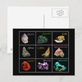 Briefkaart van mineraal Collectie (Voorkant / Achterkant)