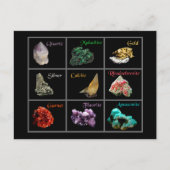 Briefkaart van mineraal Collectie (Voorkant)