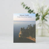 Briefkaart van Miners Castle (Staand voorkant)