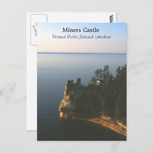 Briefkaart van Miners Castle (Voorkant / Achterkant)