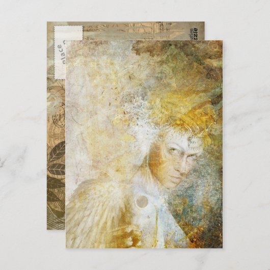 Briefkaart van Minerva (Voorkant / Achterkant)