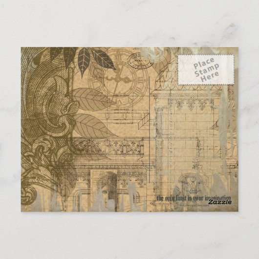 Briefkaart van Minerva (Achterkant)