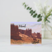Briefkaart van Moab Utah (Staand voorkant)