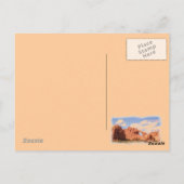 Briefkaart van Moab Utah (Achterkant)