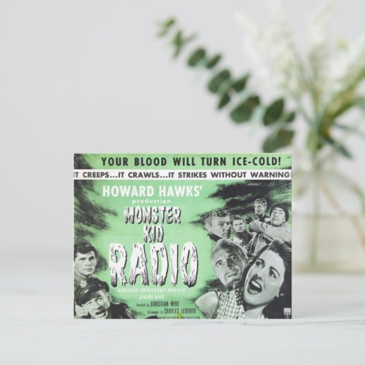 Briefkaart van Monster Kind Radio (Staand voorkant)