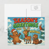 BRIEFKAART VAN MONTANA (Voorkant / Achterkant)