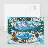 BRIEFKAART VAN MONTANA (Voorkant / Achterkant)