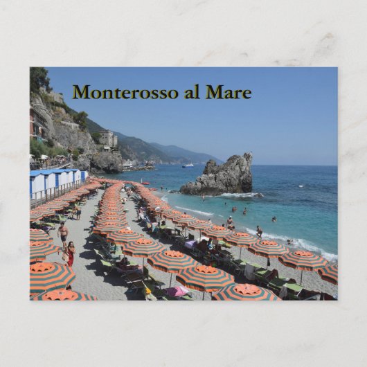 Briefkaart van Monterosso al Mare (Voorkant)