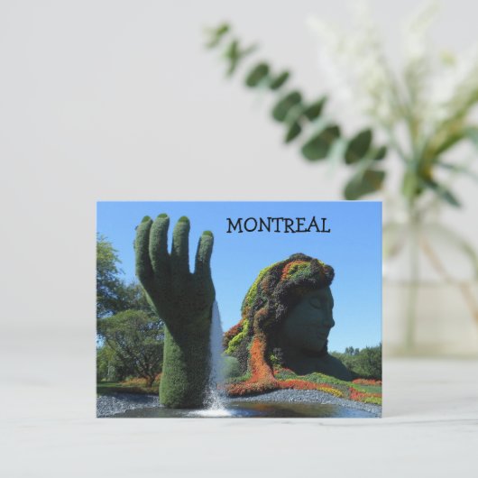 BRIEFKAART VAN MONTREAL (Staand voorkant)