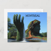 BRIEFKAART VAN MONTREAL (Voorkant / Achterkant)