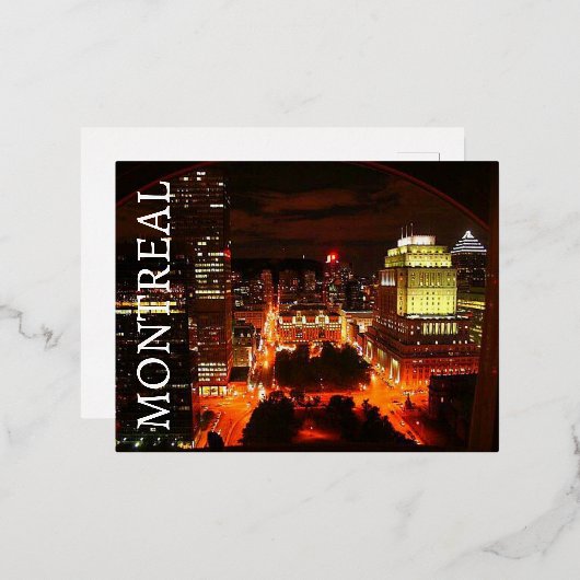 Briefkaart van Montreal (Voorkant / Achterkant)