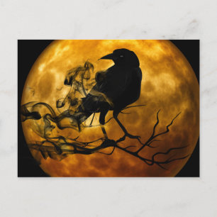 briefkaart van Moon Raven