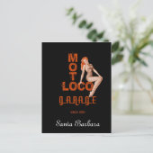 Briefkaart van Moto Loco "Santa Barbara" (Staand voorkant)