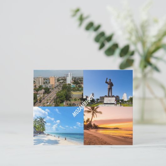 Briefkaart van Mozambique (Staand voorkant)