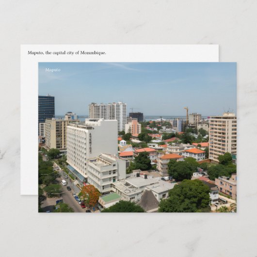 Briefkaart van Mozambique (Voorkant / Achterkant)